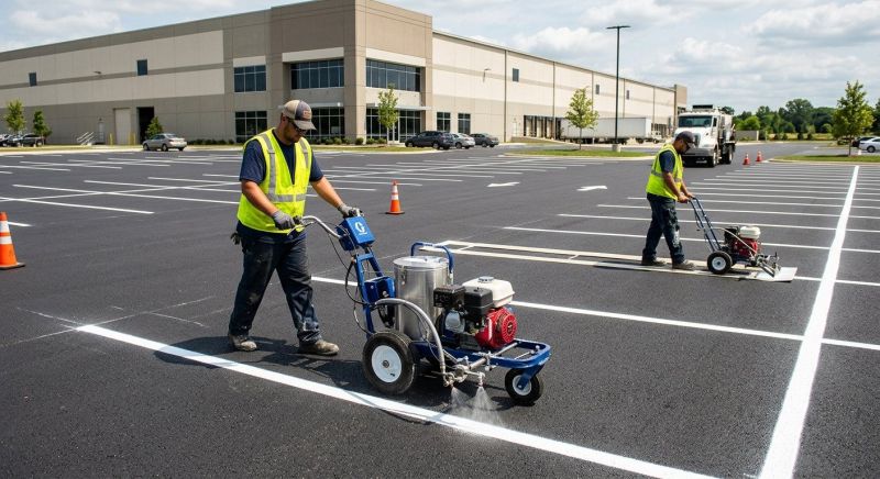 Pavement Striping Service in Lawrenceville, GA