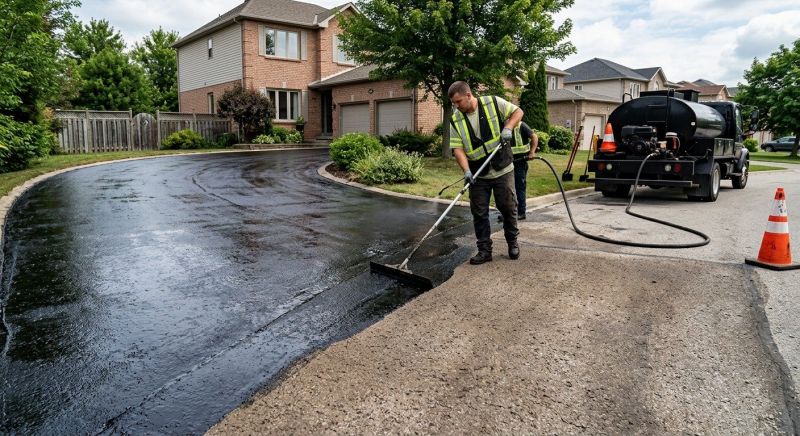 Residential Driveway Sealcoating in Columbus, OH